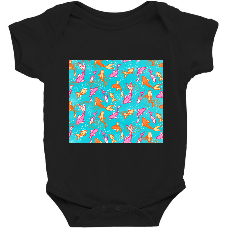 Trending Colorful Oriental Fishes Baby Bodysuit | Artistshot