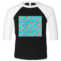 Trending Colorful Oriental Fishes Toddler 3/4 Sleeve Tee | Artistshot