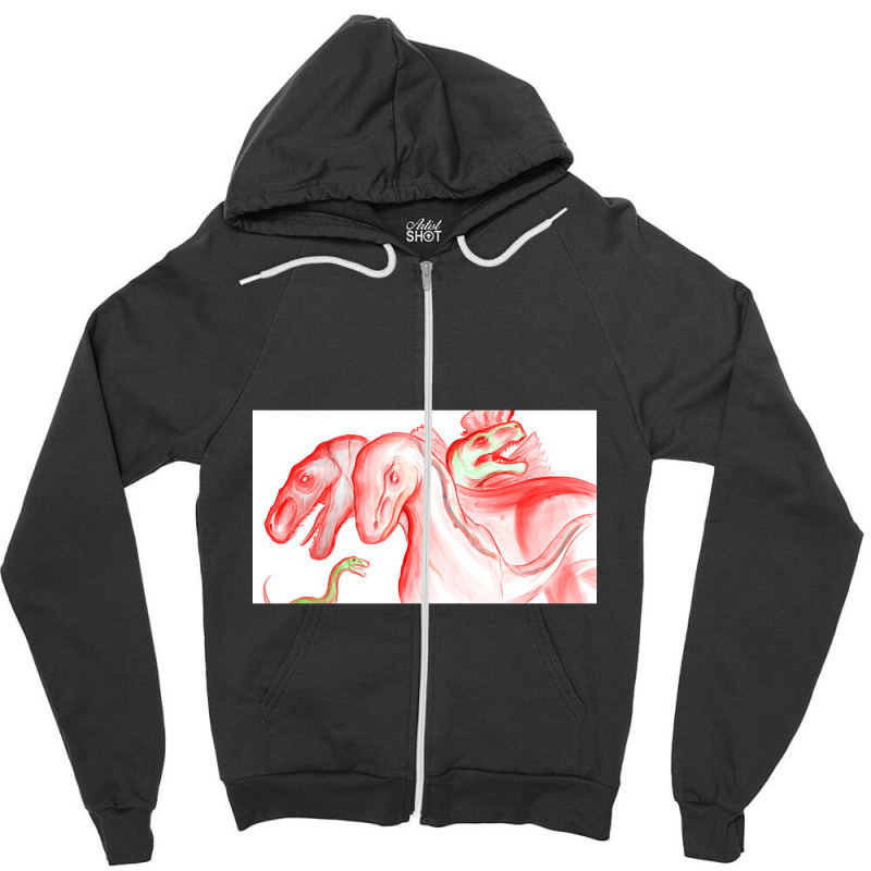 Limited Edition Concept Dinos Zipper Hoodie | Artistshot