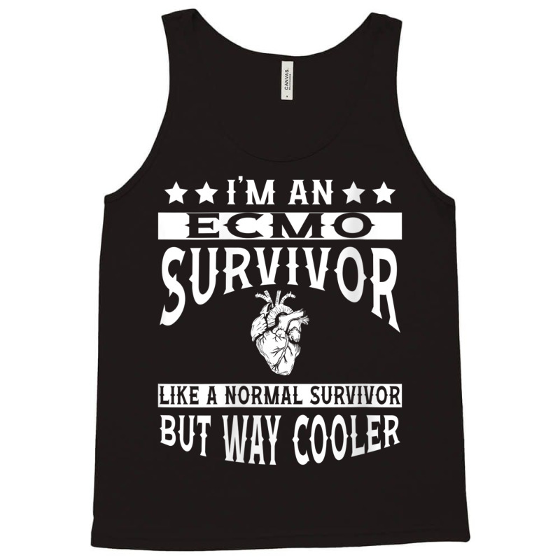 Womens Ecmo Survivor Apparel   Funny Awesome Survivors Design V Neck T Tank Top | Artistshot