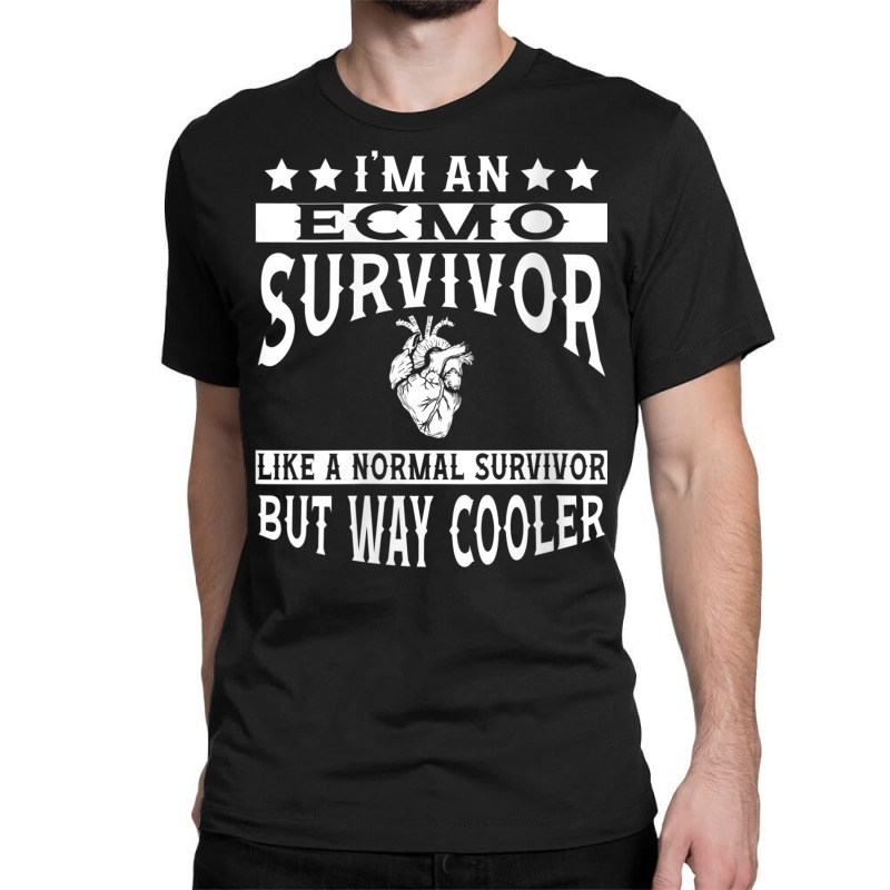 Womens Ecmo Survivor Apparel   Funny Awesome Survivors Design V Neck T Classic T-shirt | Artistshot