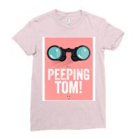 Cinema Obscura Series   Back To The Future   Peeping Tom Ladies Fitted T-shirt | Artistshot