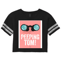 Cinema Obscura Series   Back To The Future   Peeping Tom Scorecard Crop Tee | Artistshot