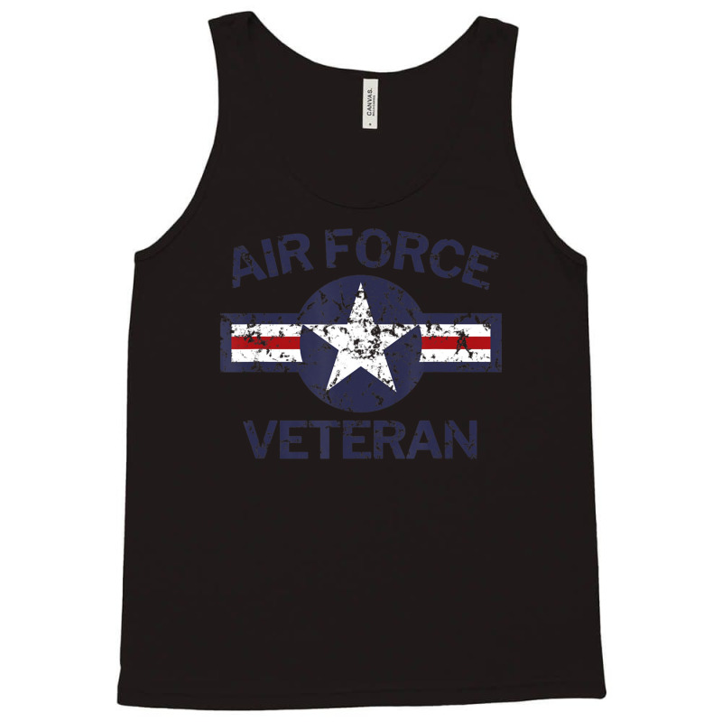 Hot Trend Air Force Veteran With Vintage Roundel Grunge Tank Top | Artistshot