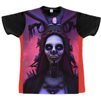 Undead Witch Doctor Shaman Voodoo Priestess Version Deux Par Designs Graphic T-shirt | Artistshot