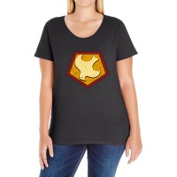 Peacemaker Emblem Ladies Curvy T-shirt | Artistshot