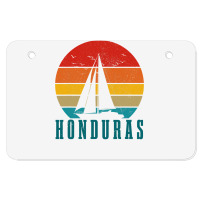 Honduras Vintage Sailing Boat Sailor Souvenir Atv License Plate | Artistshot