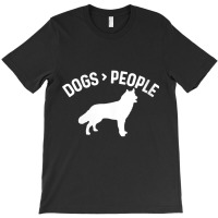 Womens Alaskan Malamute Dogs Greater Better Than People Funny Cute V N T-shirt | Artistshot