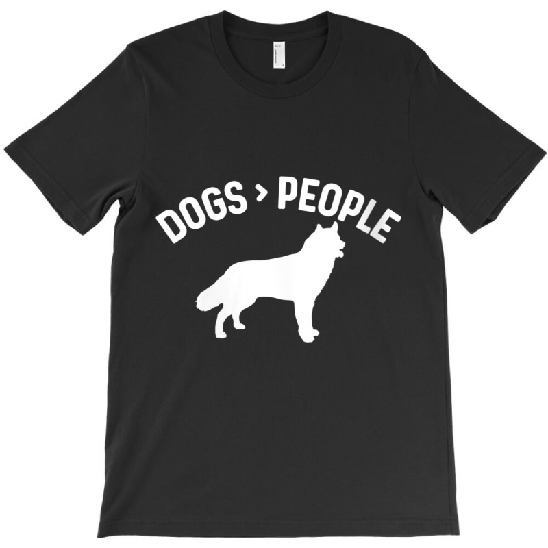 Womens Alaskan Malamute Dogs Greater Better Than People Funny Cute V N T-shirt | Artistshot