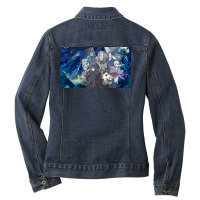 Somali And The Forest Spirit Poster Nostalgia Ladies Denim Jacket | Artistshot