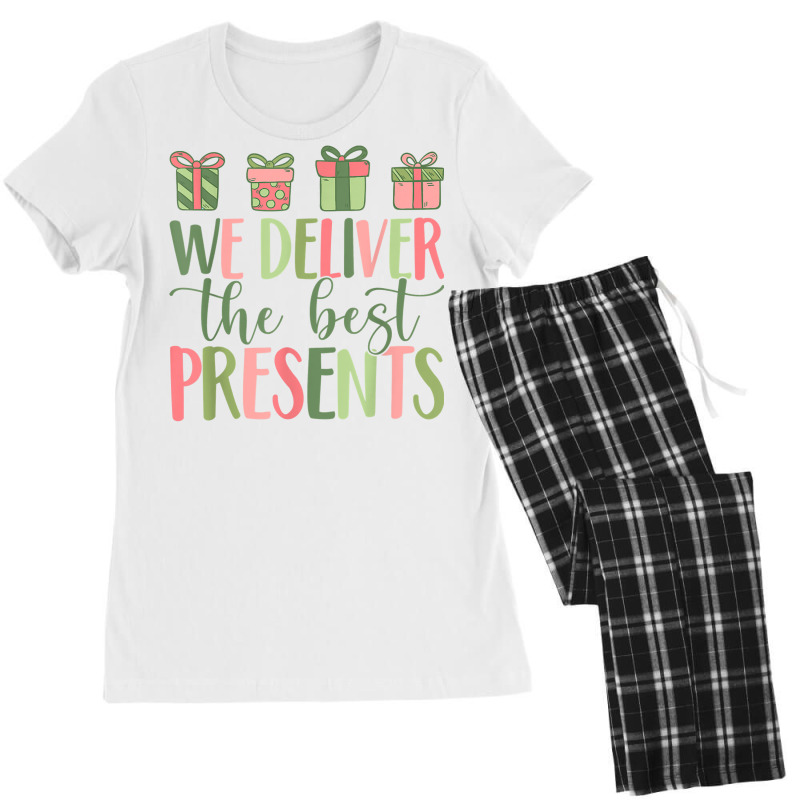 We Deliver The Best Present Labor Delivery Nurse Christmas T Shirt Women's Pajamas Set by vietnammmm | Artistshot