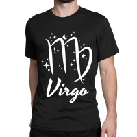 Virgo Season Zodiac Horoscope Birthday Stars Moon Men Women Classic T-shirt | Artistshot