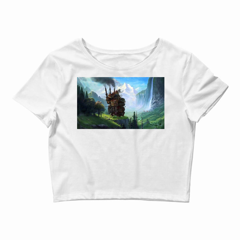 Aesthetics Moving Castle In Forest Crop Top by jesusroger | Artistshot