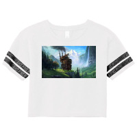 Aesthetics Moving Castle In Forest Scorecard Crop Tee | Artistshot