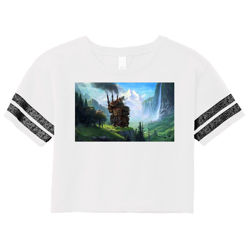 Aesthetics Moving Castle In Forest Scorecard Crop Tee by jesusroger | Artistshot