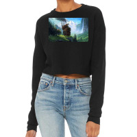 Aesthetics Moving Castle In Forest Cropped Sweater | Artistshot