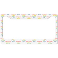 Because I'm Hana That's Why Personalized Name Funny T Shirt License Plate Frame | Artistshot