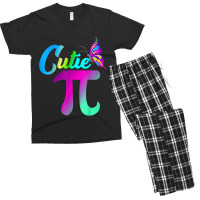 Pi Day Funny Cute Cutie Pi Pretty Math Butterfly Girls Pi Men's T-shirt Pajama Set | Artistshot