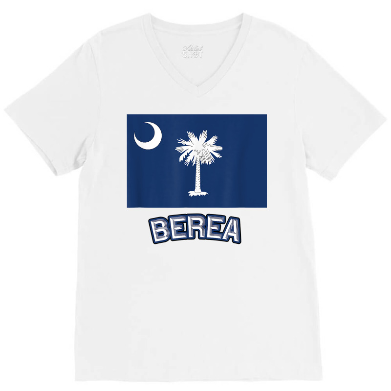 Berea   South Carolina  Sc City State Usa Cute Souvenir   T Shirt V-neck Tee | Artistshot