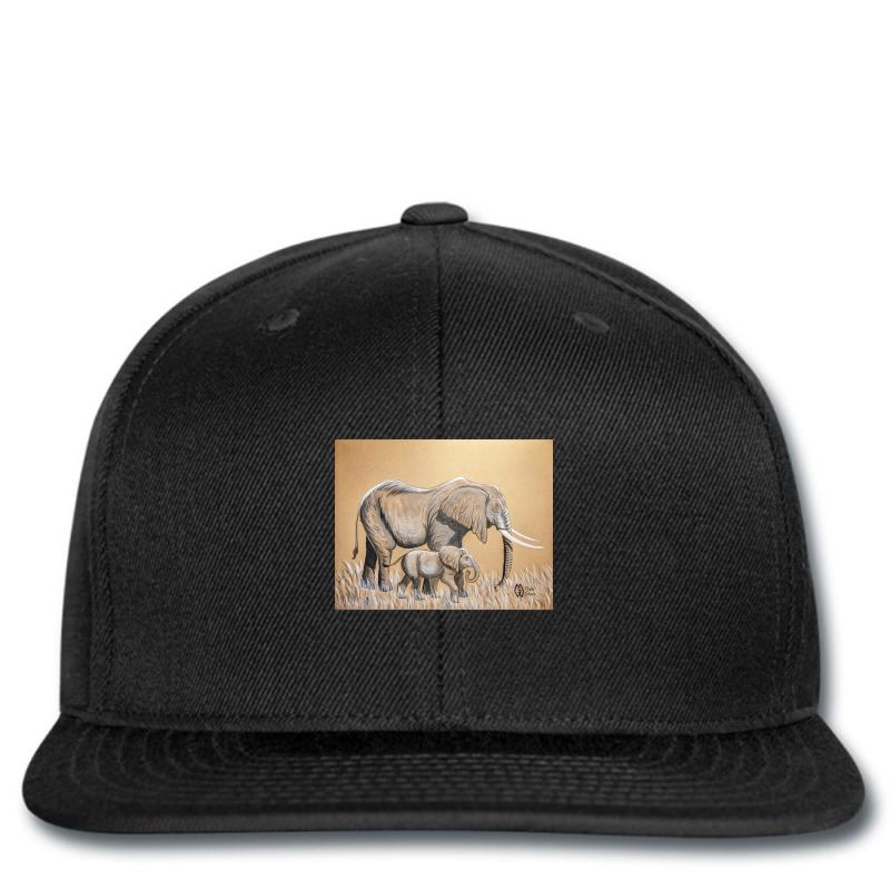 Trending Elephant Mom With Baby Printed hat by Ledford Leslie | Artistshot