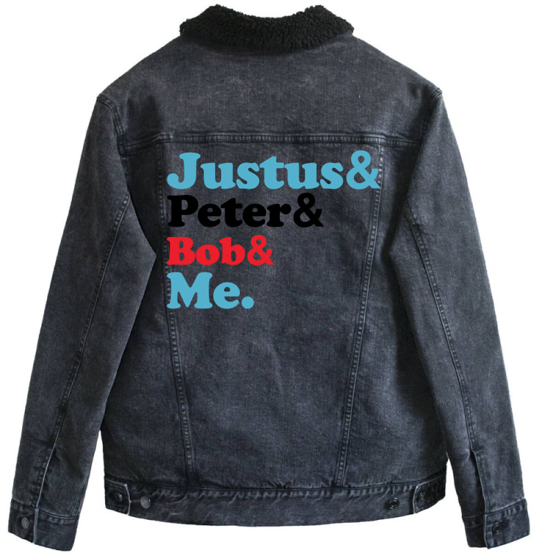 Justus Peter Bob Me For Light Unisex Sherpa-Lined Denim Jacket by autlu2024 | Artistshot