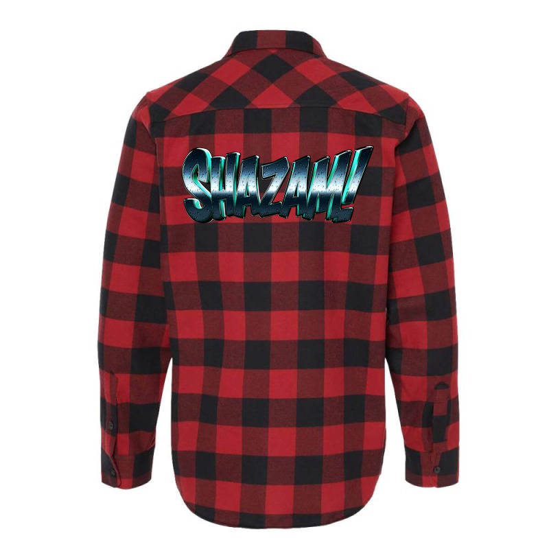 Shazam Electric Blue Flannel Shirt | Artistshot