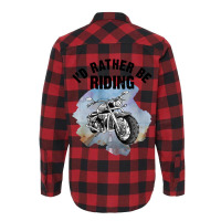 I'd Rather Be Riding For Light Flannel Shirt | Artistshot