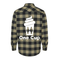 Two Girls One Cup Flannel Shirt | Artistshot