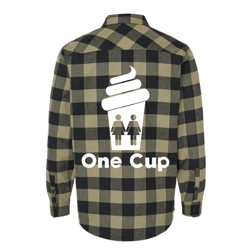 Two Girls One Cup Flannel Shirt | Artistshot