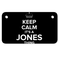 Keep Calm Jones Thing Funny Matching Family Humor T Shirt Motorcycle License Plate | Artistshot