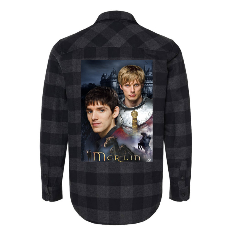 Merlin Poster Flannel Shirt | Artistshot