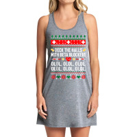 Deck The Halls With Beta Blockers Nurse Christmas Ugly Xmas Tank Dress | Artistshot