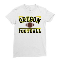 Oregon Football Fan Straight Outta Eugene Vintage Ladies Fitted T-shirt | Artistshot