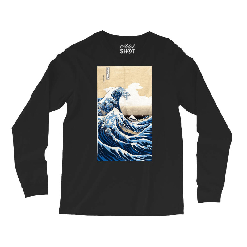 Grande Onda De Kanagawa Long Sleeve Shirts by raullemosa | Artistshot