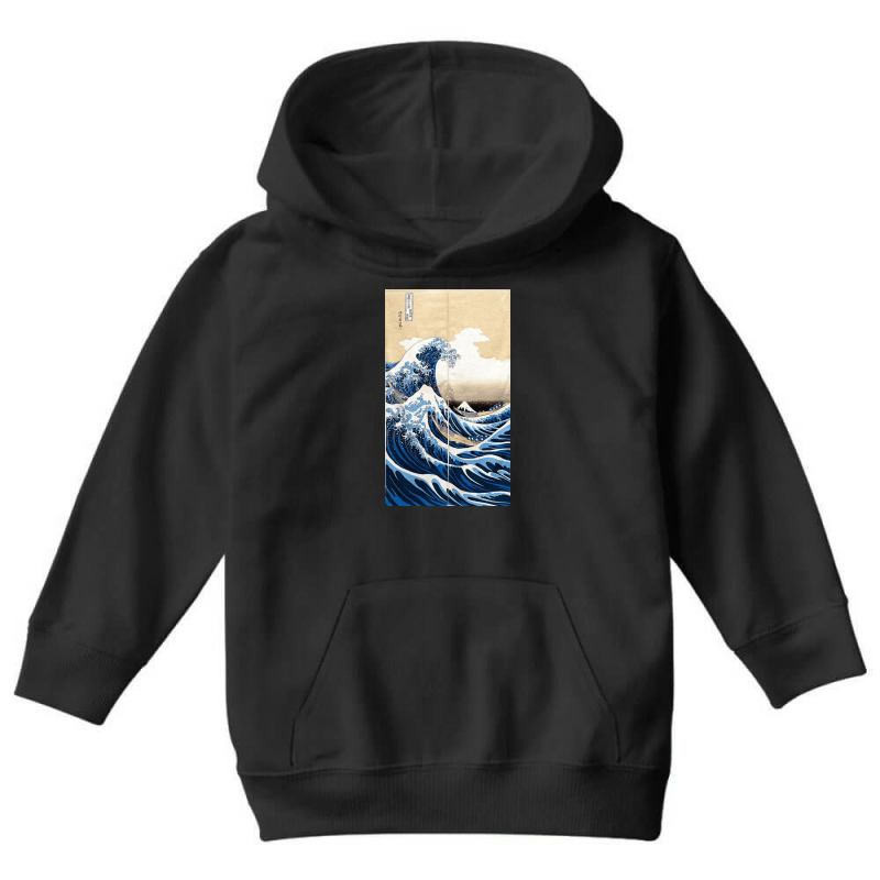 Grande Onda De Kanagawa Youth Hoodie by raullemosa | Artistshot