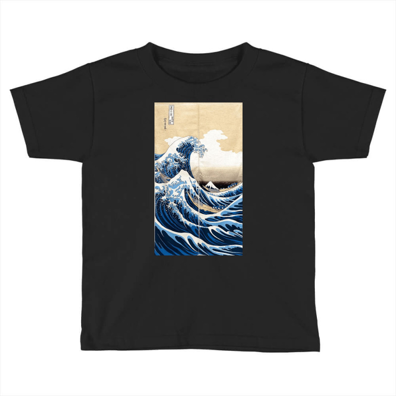 Grande Onda De Kanagawa Toddler T-shirt by raullemosa | Artistshot