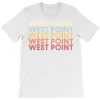 West Point Utah West Point Ut Retro Vintage Text T Shirt T-shirt | Artistshot