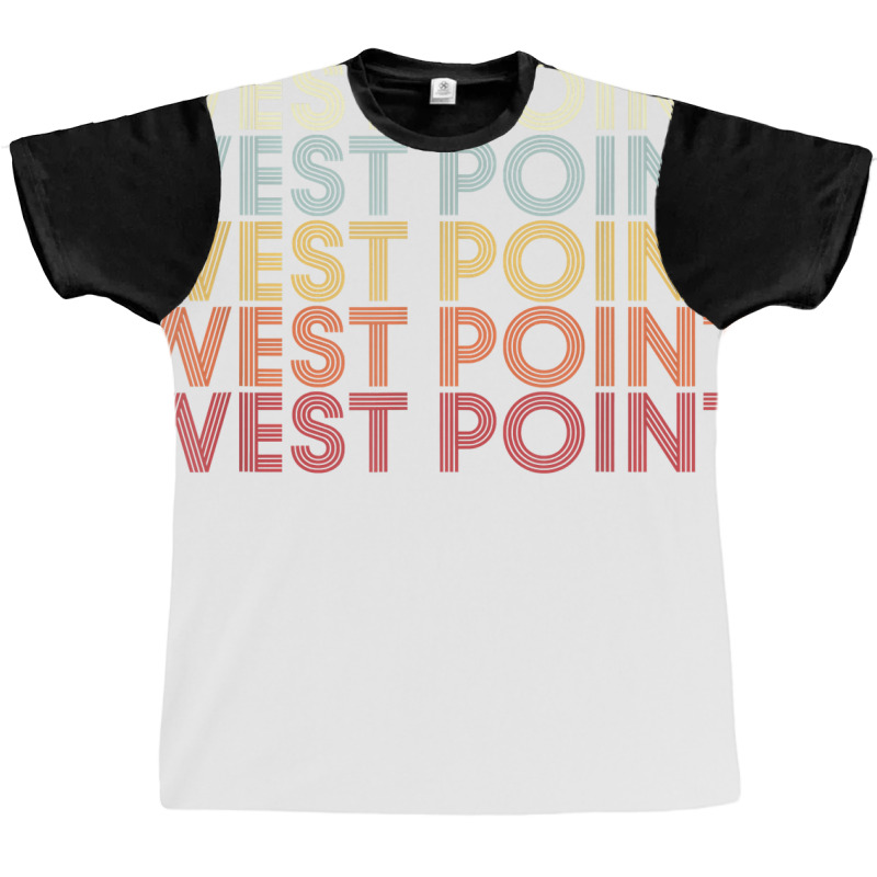 West Point Utah West Point Ut Retro Vintage Text T Shirt Graphic T-shirt | Artistshot