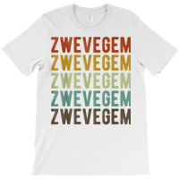 Zwevegem City Belgium Retro T Shirt T-shirt | Artistshot