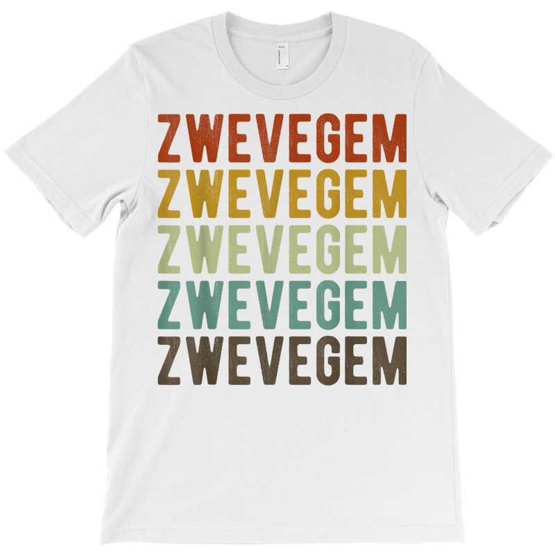 Zwevegem City Belgium Retro T Shirt T-shirt | Artistshot