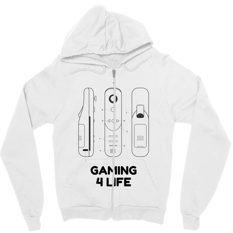 Gaming T Shirt Maker Unique Zipper Hoodie by pain core | Artistshot