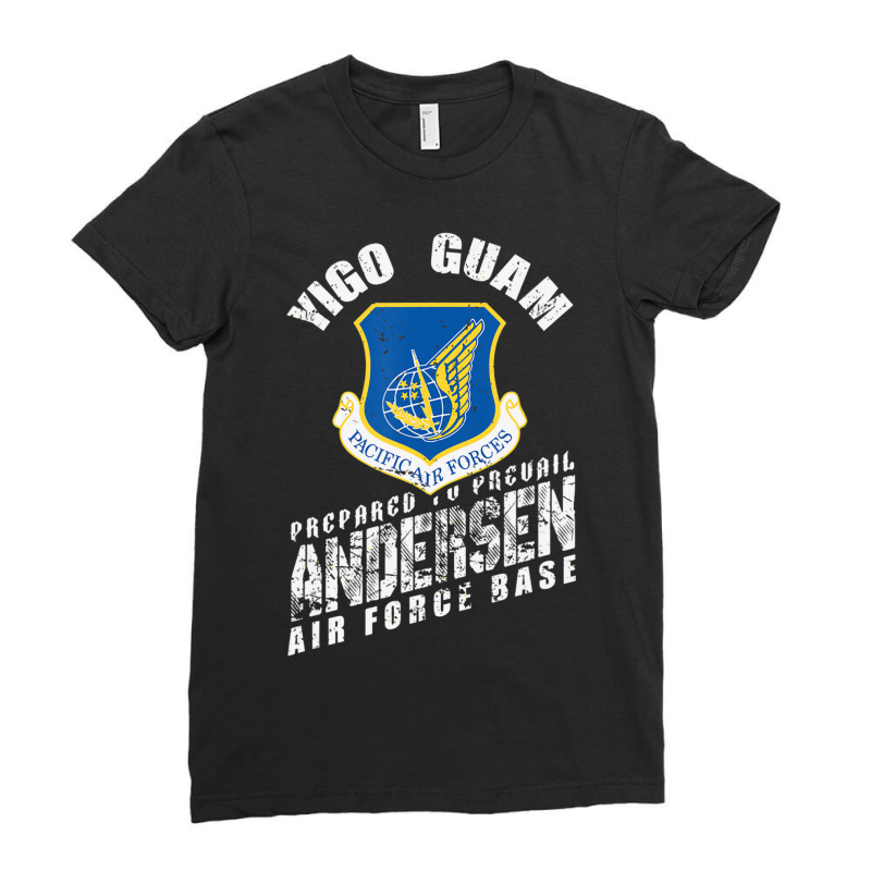 Hot Trend Andersen Air Force Base Alumni Veteran Guam 36th Wing Usaf Ladies Fitted T-Shirt by quanghuydinh1 | Artistshot