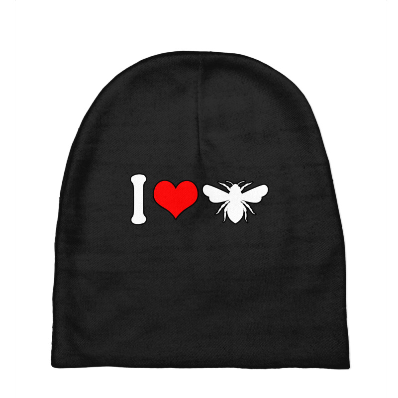 Limited Edition I Love Bees Baby Beanies by Milne Charlton | Artistshot