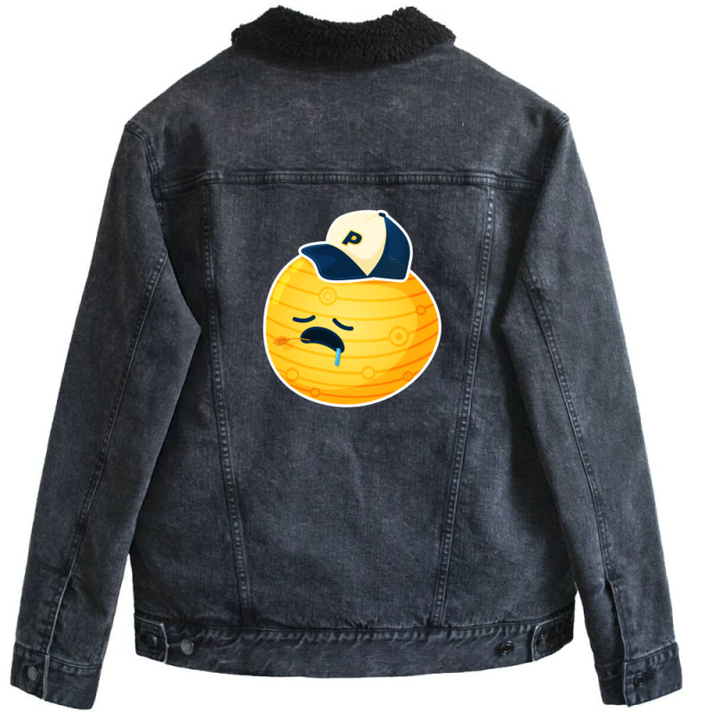 Pacers Planet Love Unisex Sherpa-lined Denim Jacket | Artistshot