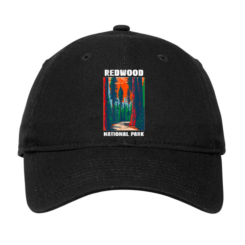 Redwood National Park Visit Our National Parks Adjustable Cap by SandraMarianela | Artistshot