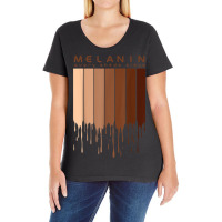 Melanin Every Shade Slays Afrocentric Gifts Ladies Curvy T-shirt | Artistshot