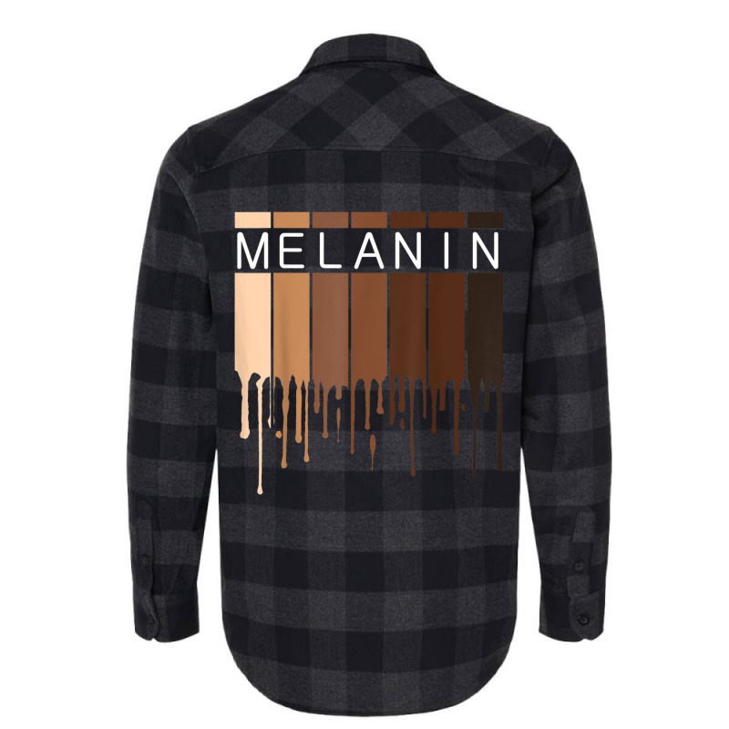 Melanin Pride Black History Month Drippin Melanin Flannel Shirt | Artistshot