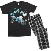 Killer Whale Ocean Swim Cool Animal Creature Orca T Shirt Men's T-shirt Pajama Set | Artistshot