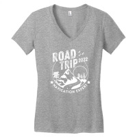 Funny Vacay Family Road Trip 2022 Navigation Expert Women's V-neck T-shirt | Artistshot