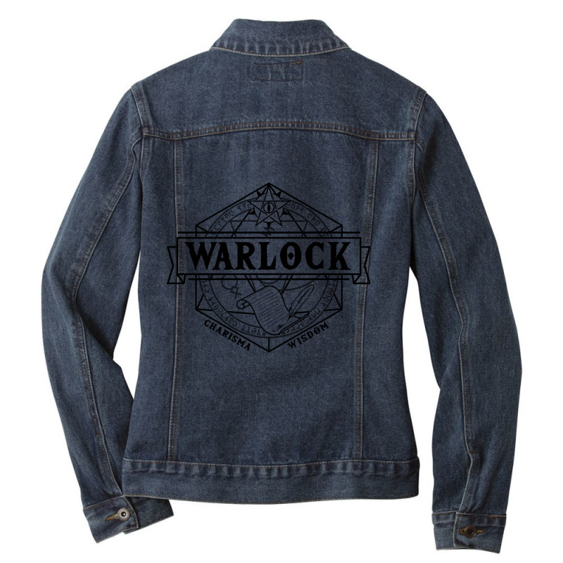 Limited Edition Warlock (black) Ladies Denim Jacket by Pannell Quintero | Artistshot